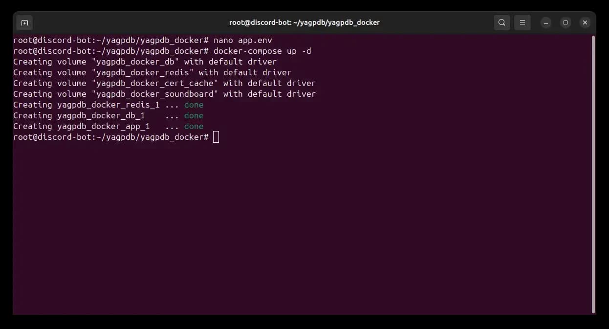 docker compose