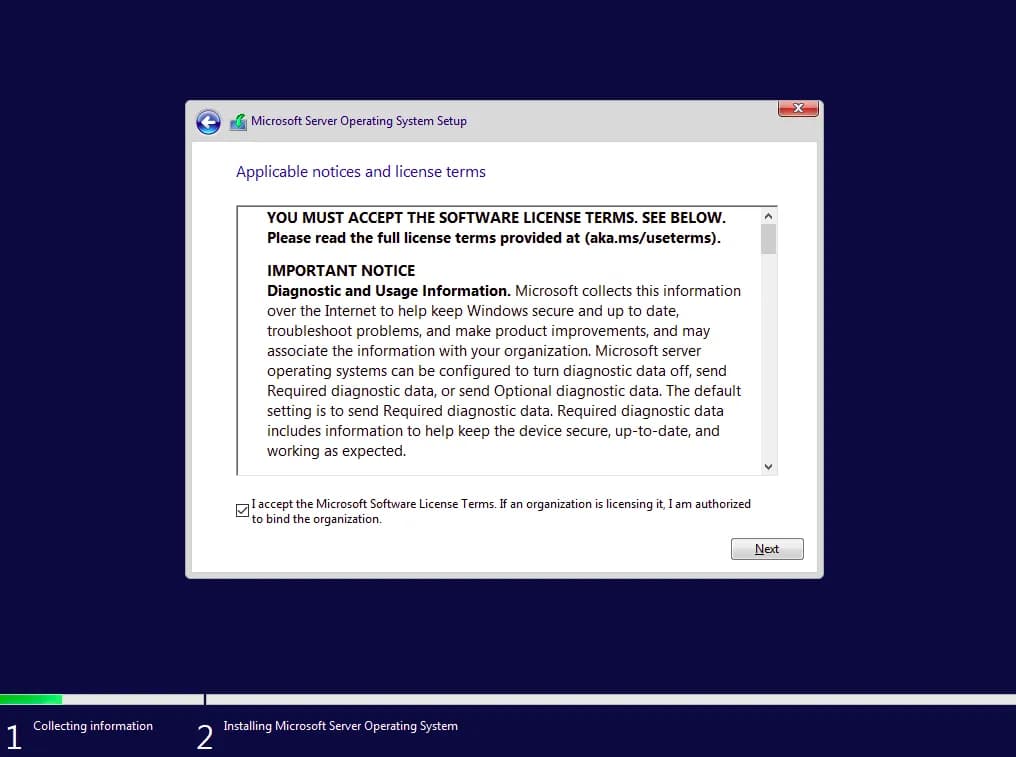 accept terms and conditions