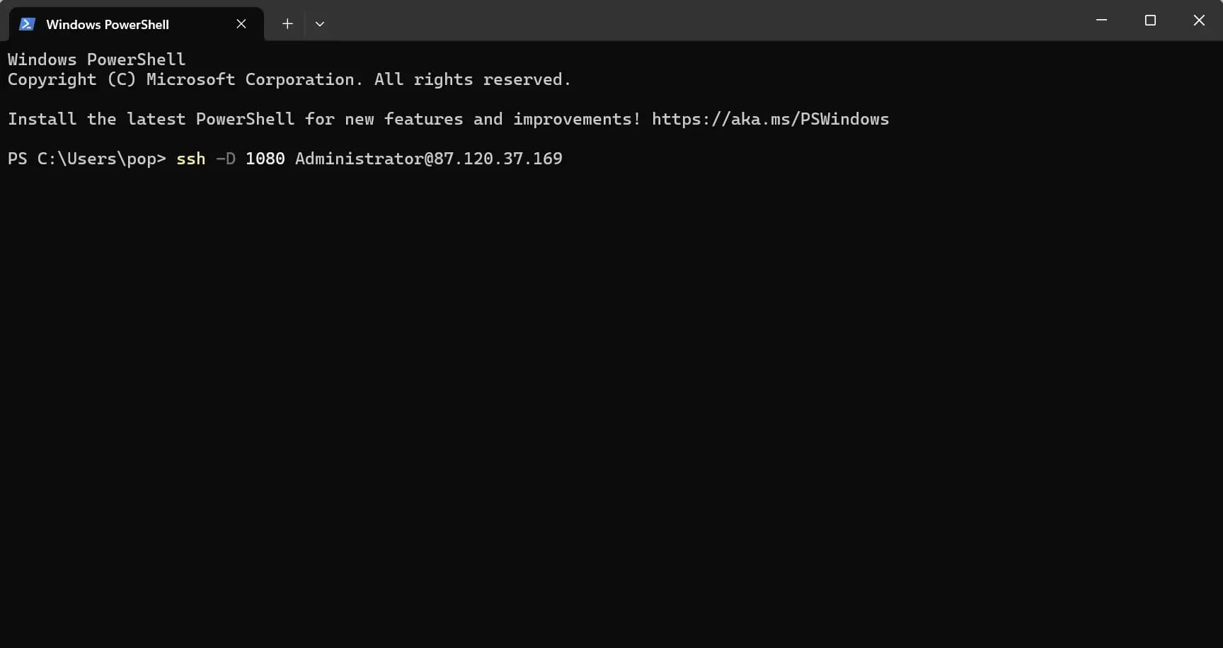 homepc powershell