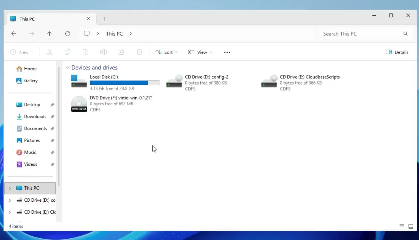 mounted qemu