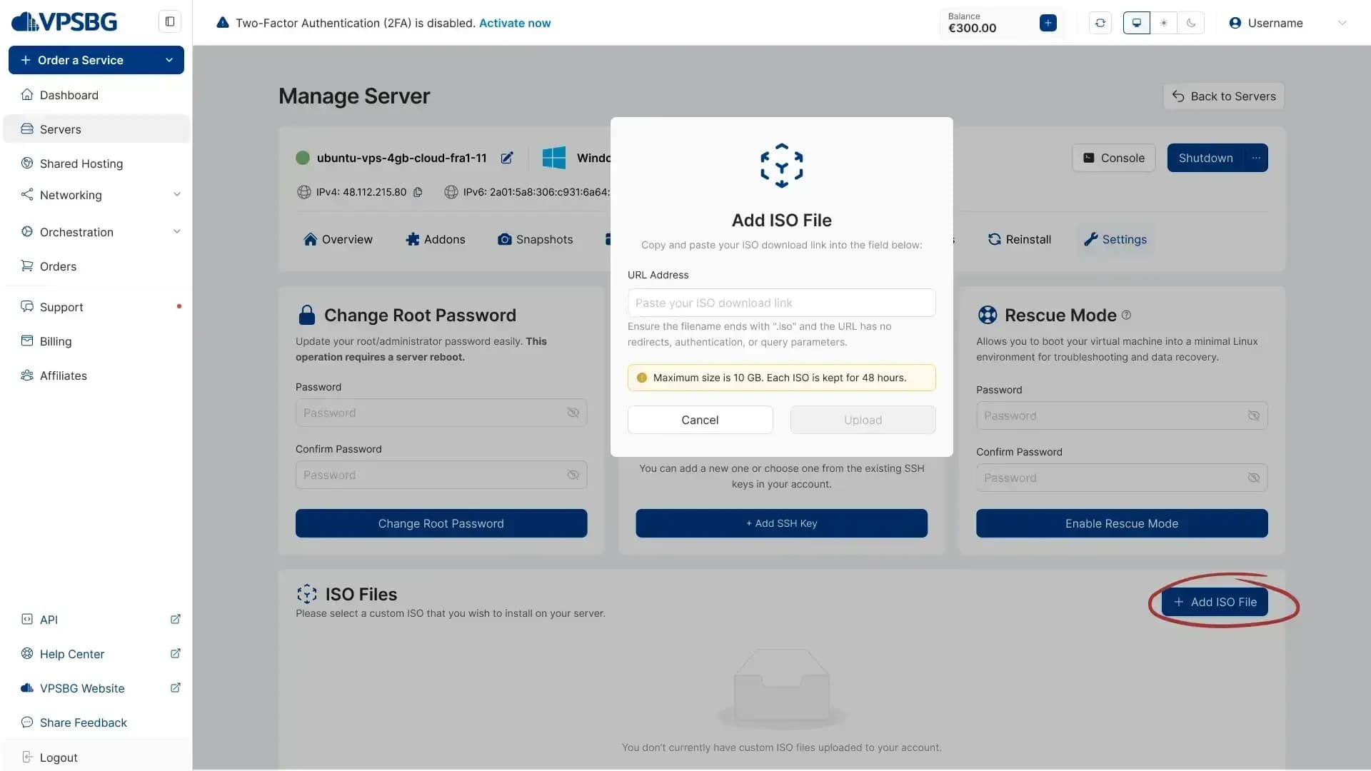 add iso files