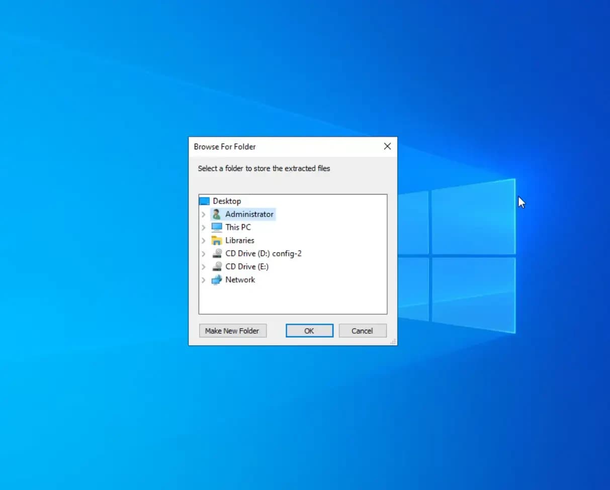 select folder
