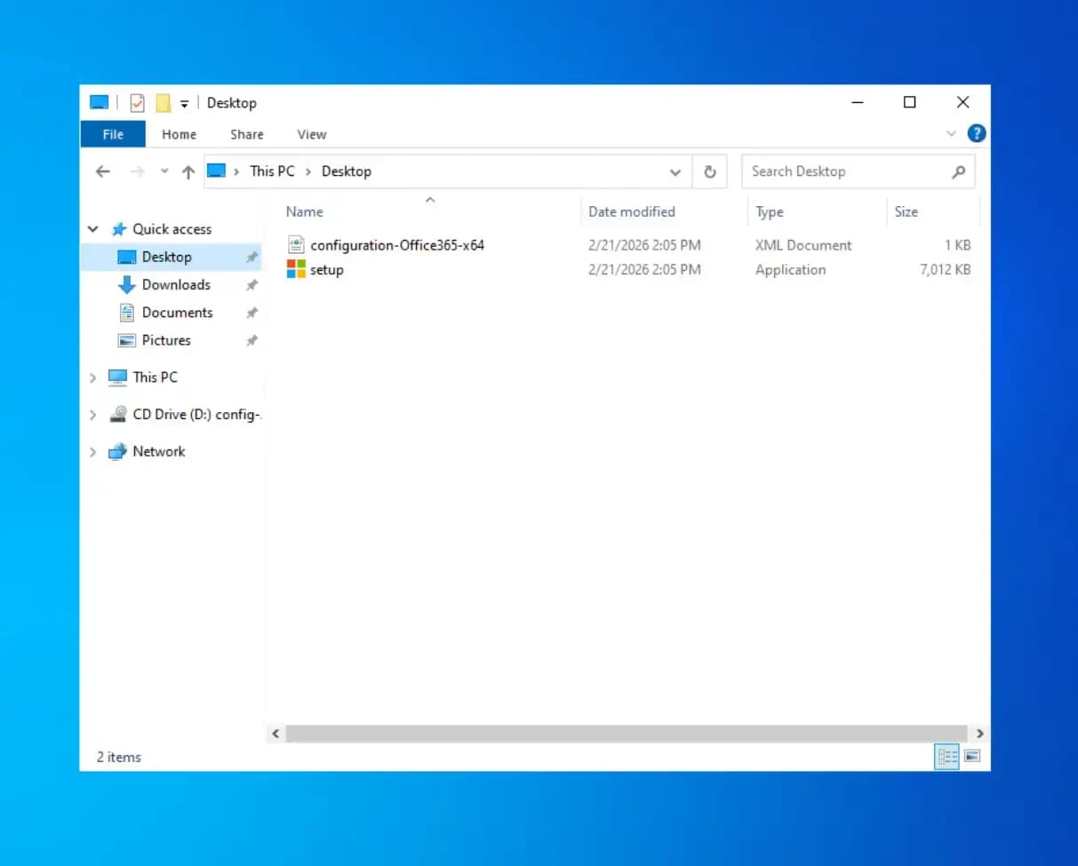 extracted XML files