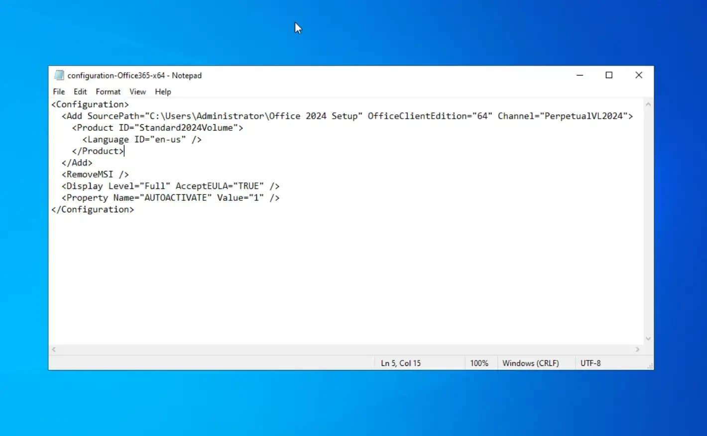 custom XML