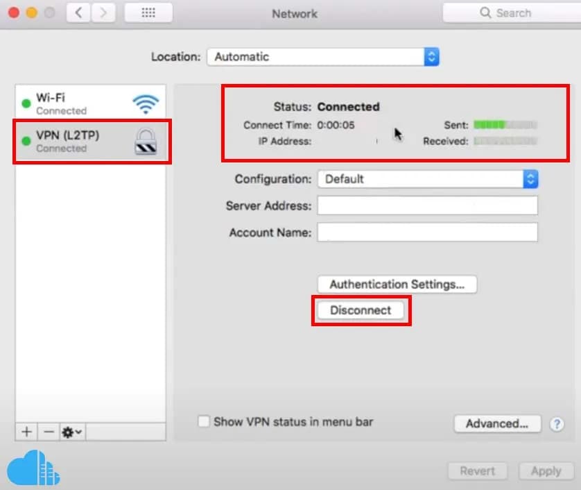 check if your connection has been successful