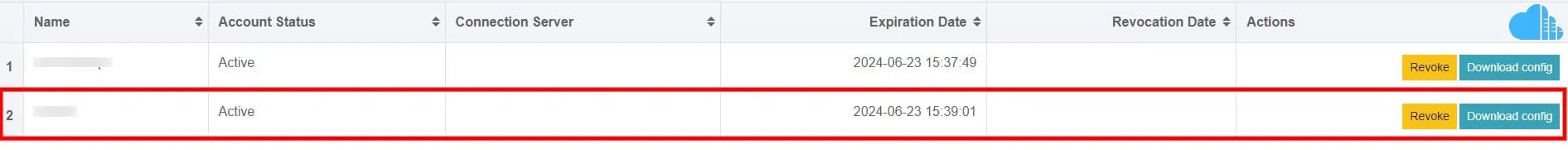new user profile successfully setup