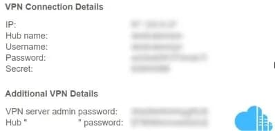 example of a received confirmation email