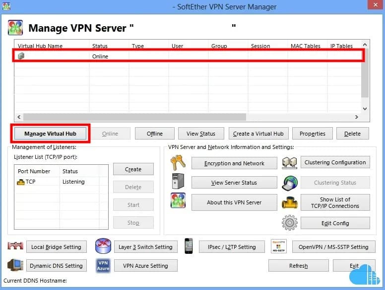 managing the hub
