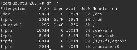 check storage usage
