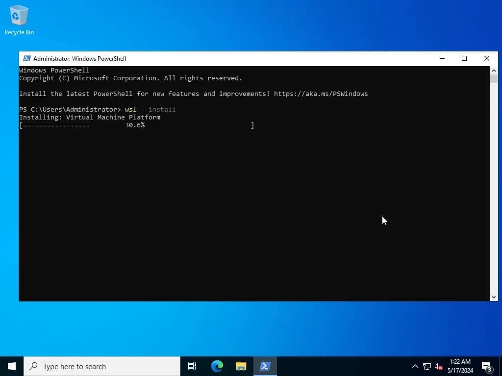 wsl install