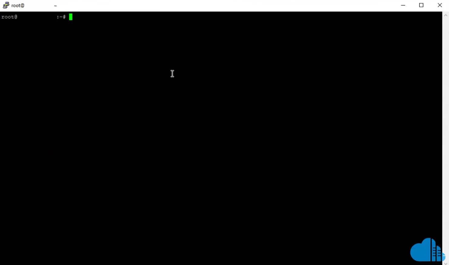 open the terminal