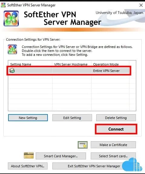 established a connection with the server