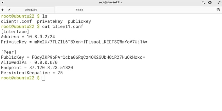 final client file