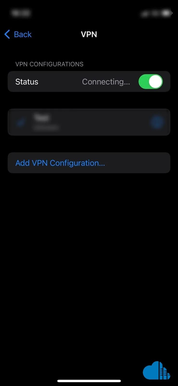 check to see if you are connected